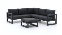 Donker grijs loungeset 4-delig