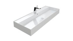 Witte wastafel